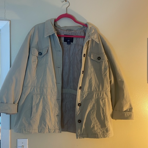 Vintage Faded Glory Military Utility Jacket Women’s 1X - Picture 2 of 11